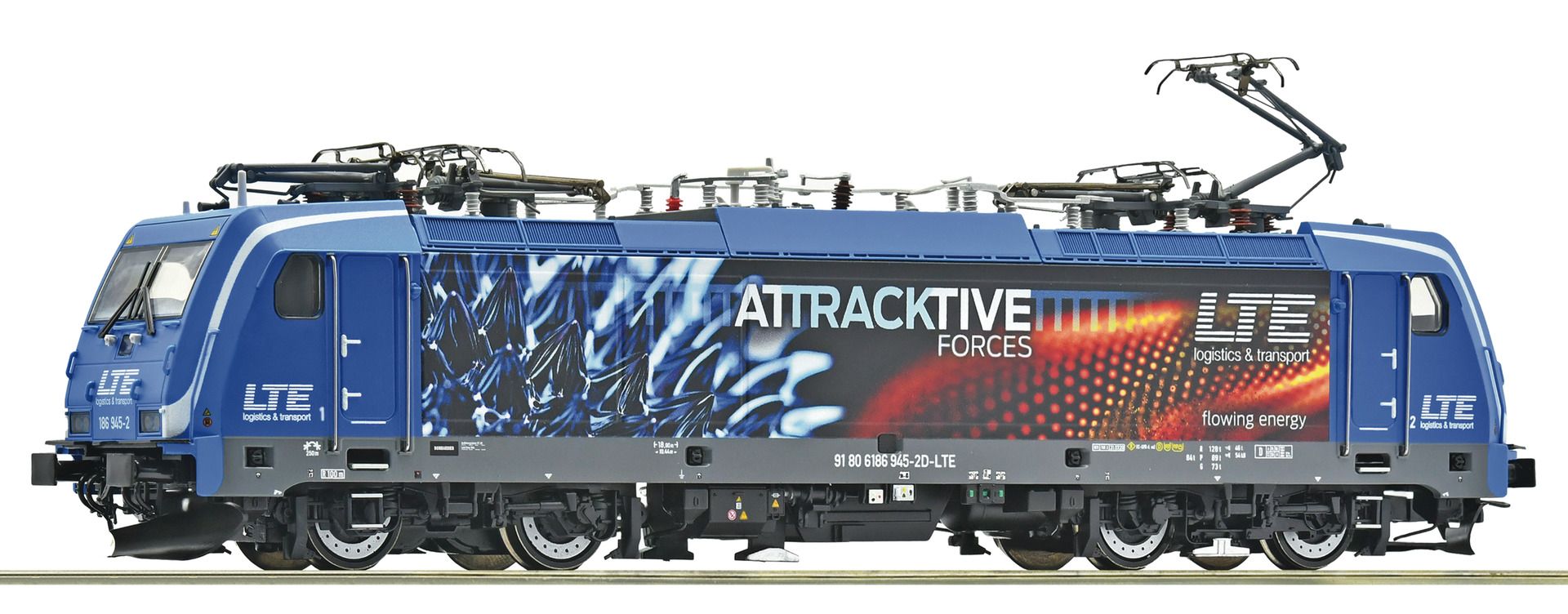 7500195 Roco - E-Lok BR 186 945-2 - Spur H0