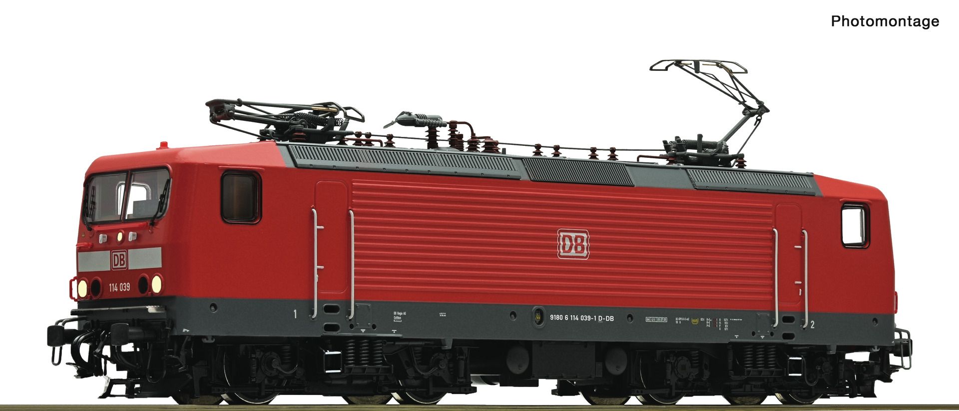 7510140 Roco - E-Lok BR 114 DB-AG DC-Snd. - Spur H0