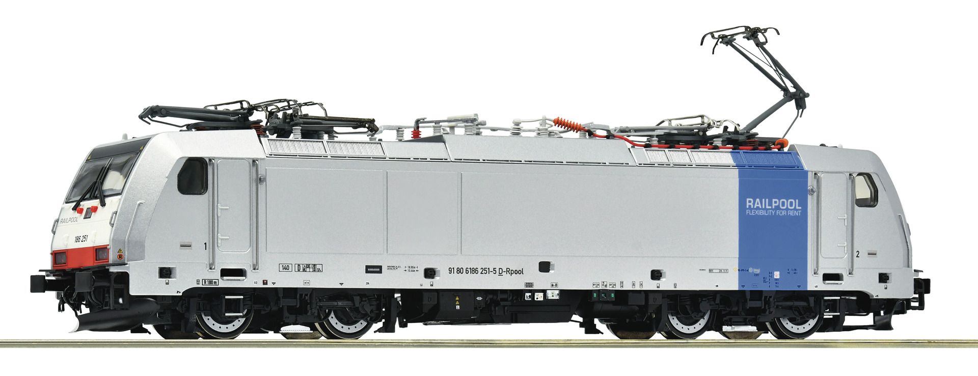 7520161 Roco - E-Lok BR 186 251-5 - Spur H0