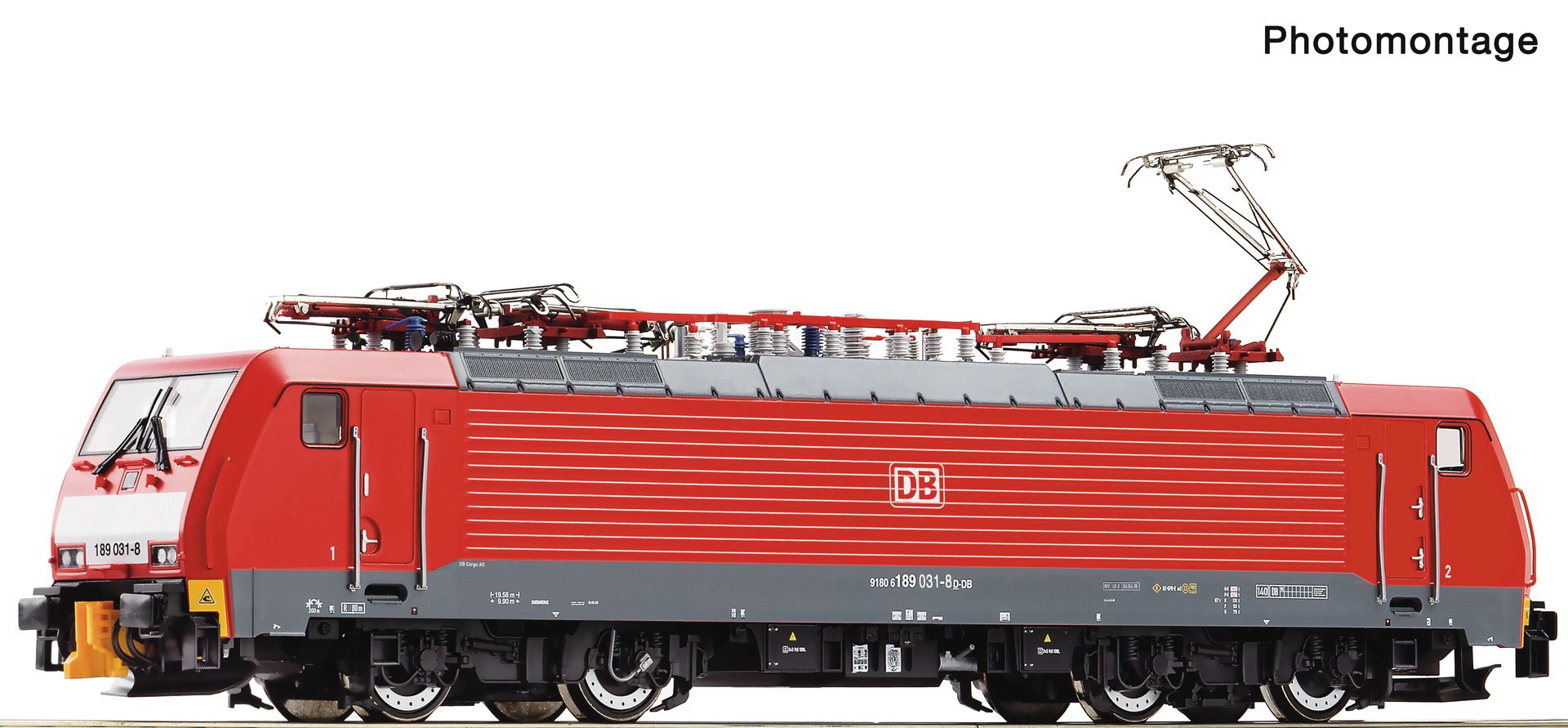 7520207 Roco - E-Lok BR 189 031-8 - Spur H0