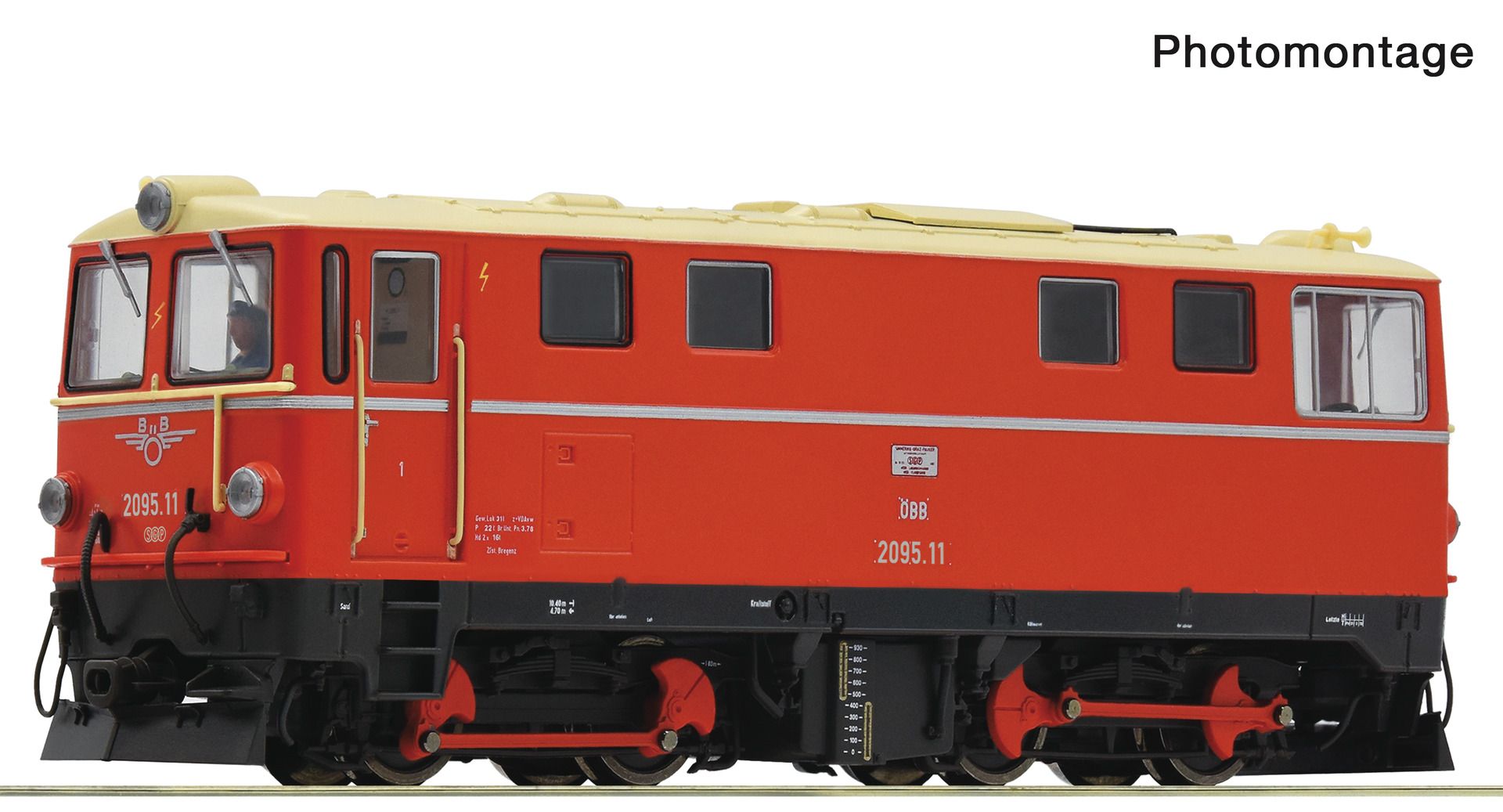 7540005 Roco - Diesellok Rh 2095 OBB - Spur H0