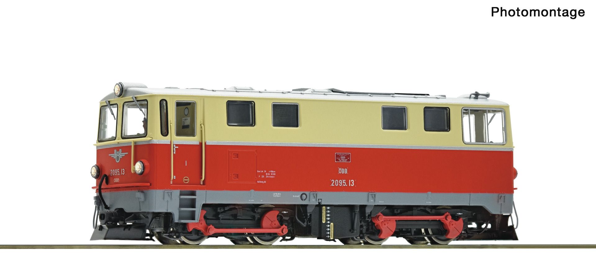 7550007 Roco - Diesellok BR 2095.13 - Spur H0e