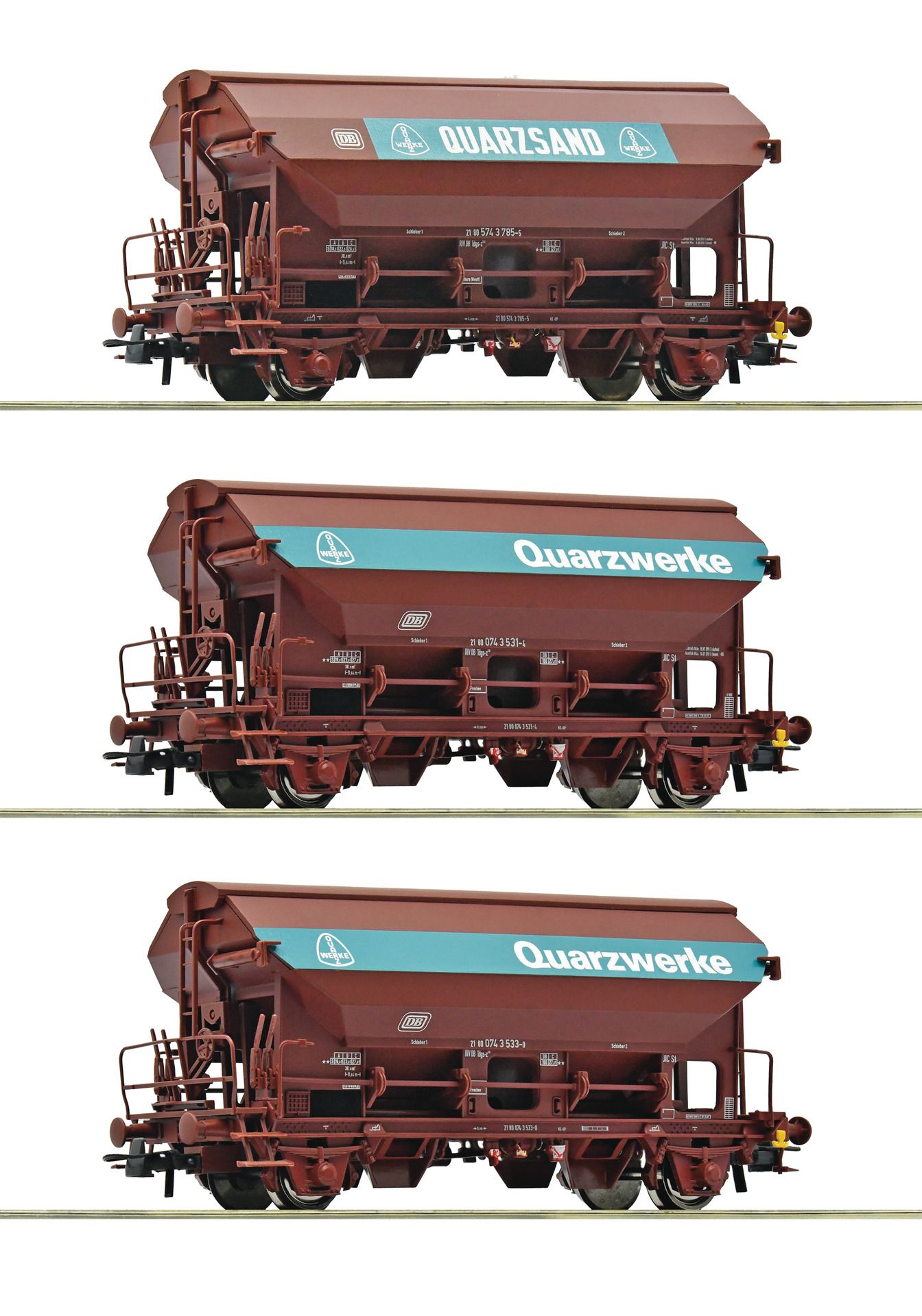 77052 Roco - 3er Set Tds DB - Spur H0