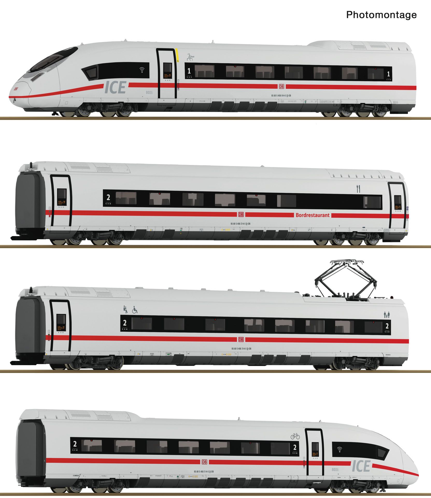 7720017 Roco - E-Triebzug ICE3neo 4-tlg. AC- - Spur H0