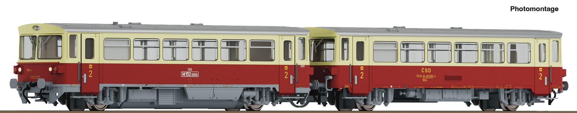 7790001 Roco - Dieseltriebwag. M152 CSD DCC - Spur TT