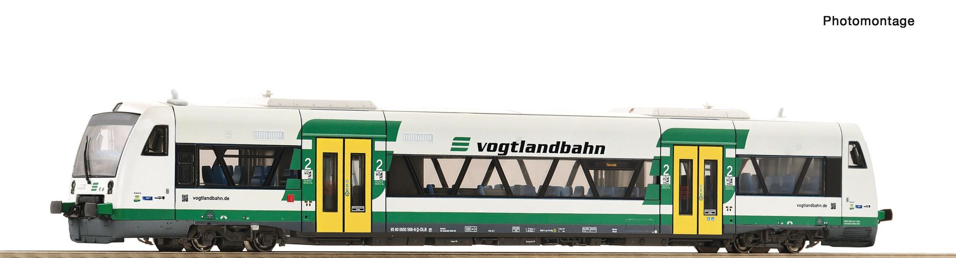 7790003 Roco - TT Triebwagen Regioshuttle Vogtlandb - Spur TT