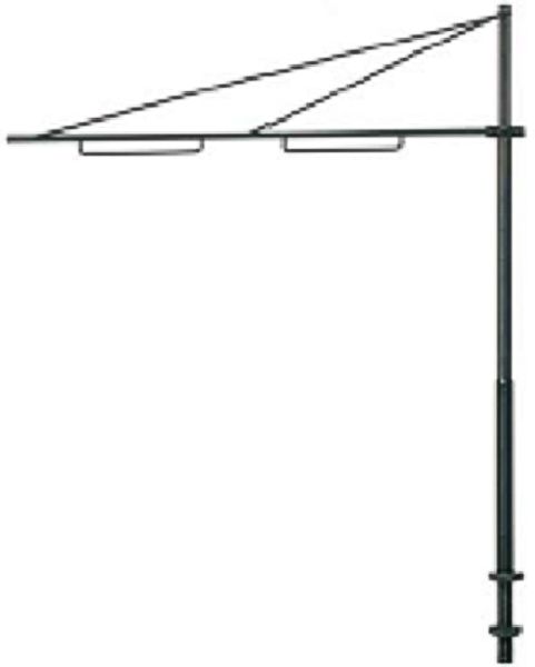 109 Sommerfeld - H0 Stra�enbahnmast mit Doppelausleger - allgemein