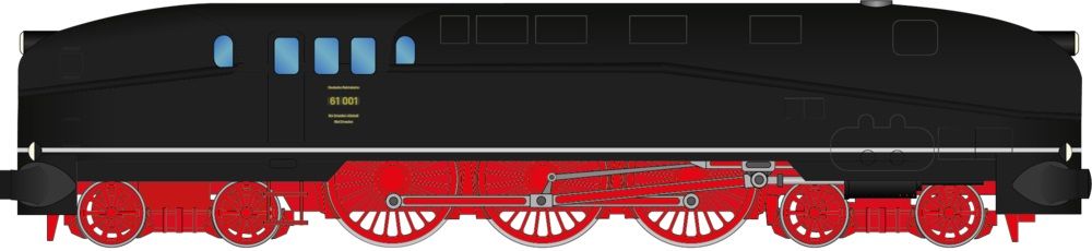 Bw Bielefeld schwarzgrau Triebwerk offen NEM Räder