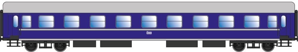 fiktive Varianten, Ausführung Y/B 70, Wagenkasten RAL 5002, Dach RAL 7001, Unterbau RAL 9005