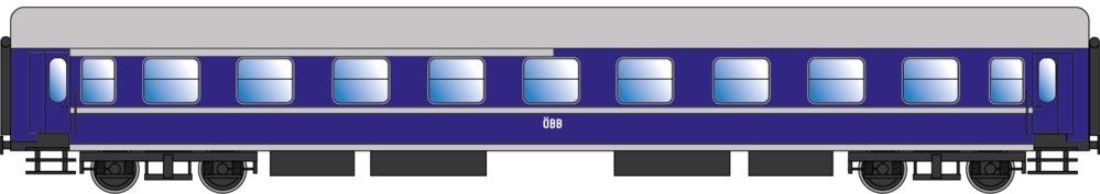 fiktive Varianten, Ausführung Y/B 70, Wagenkasten RAL 5002, Dach RAL 7001, Unterbau RAL 9005