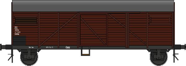 70112 Spur1at - G�terwagen Bremen Gmhs 35 �BB Ep. IIIb mahagonibraun - Spur 1