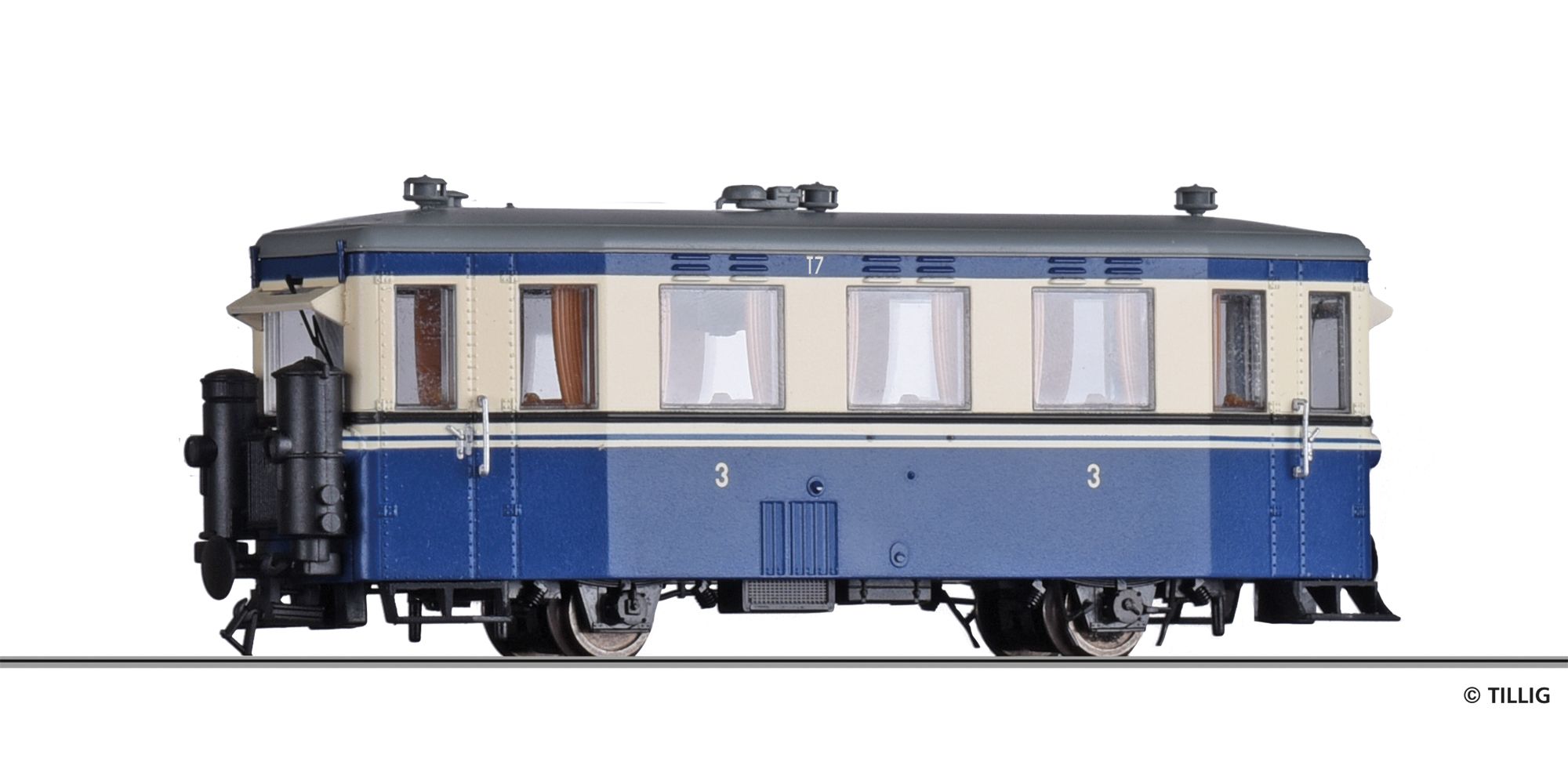 02957 Tillig - Triebwagen T7, MEG, Ep.III - Spur H0e