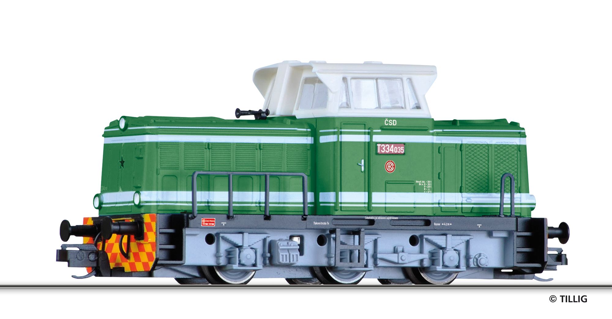 04618 Tillig - Diesellok T334-..., CSD, Ep.? - Spur TT