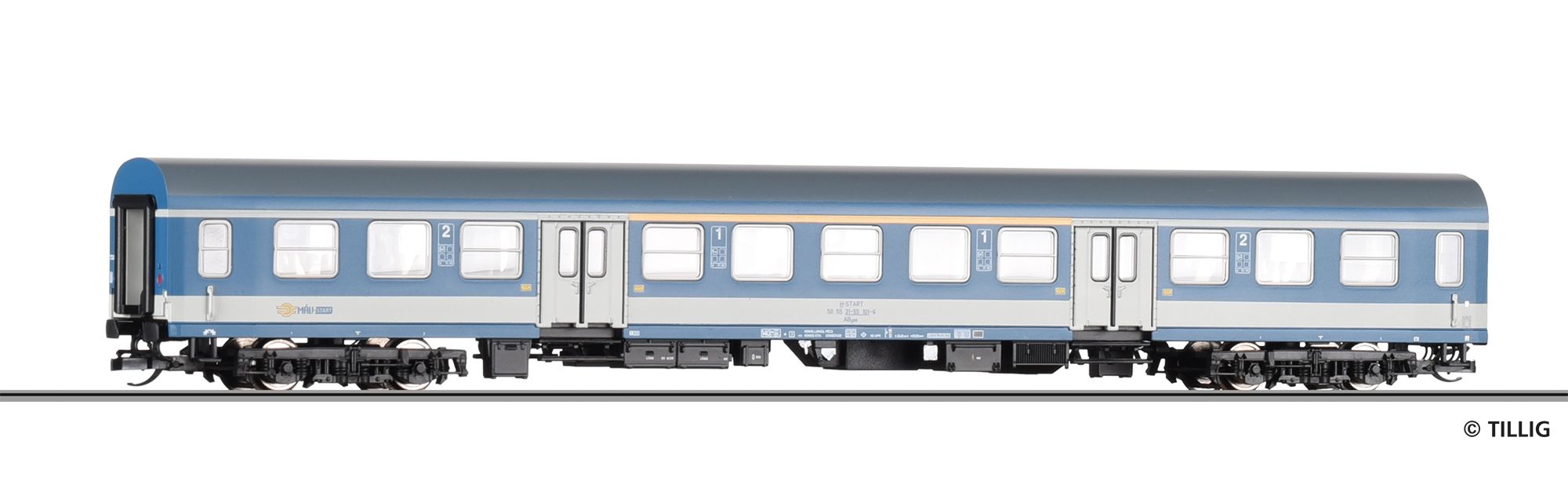 12605 Tillig - Reisezugwg. 1/2.Kl., MAV, EpV - Spur TT