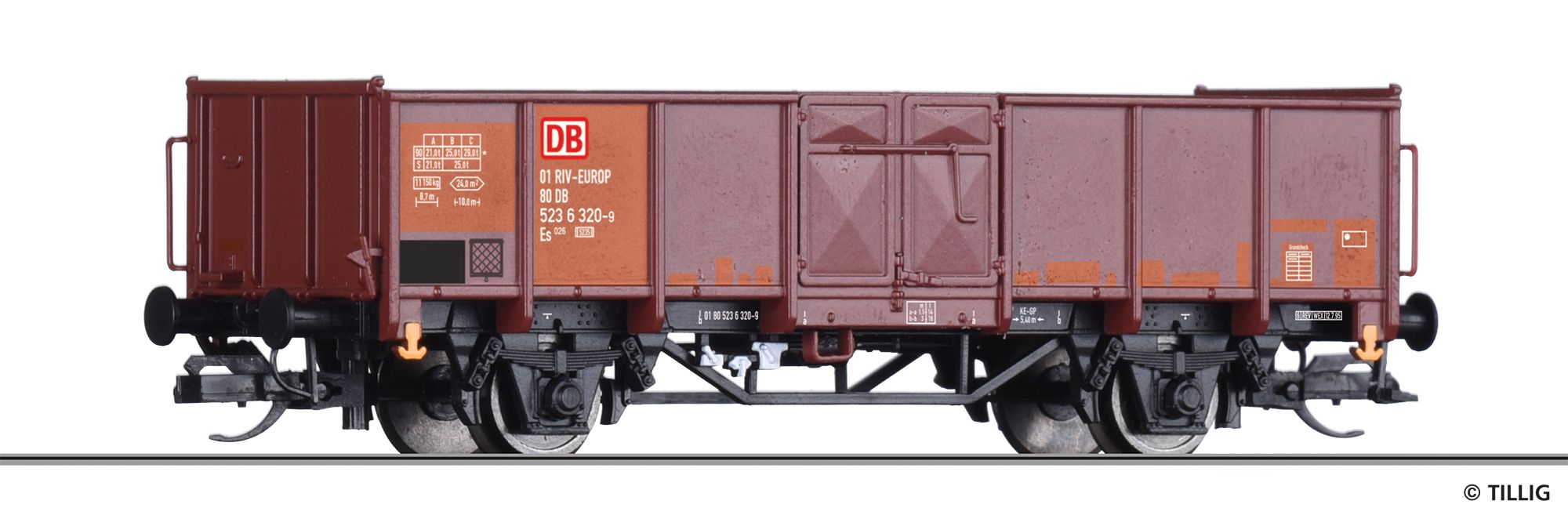 14096 Tillig - off. G�terwagen, DBAG, Ep.V - Spur TT
