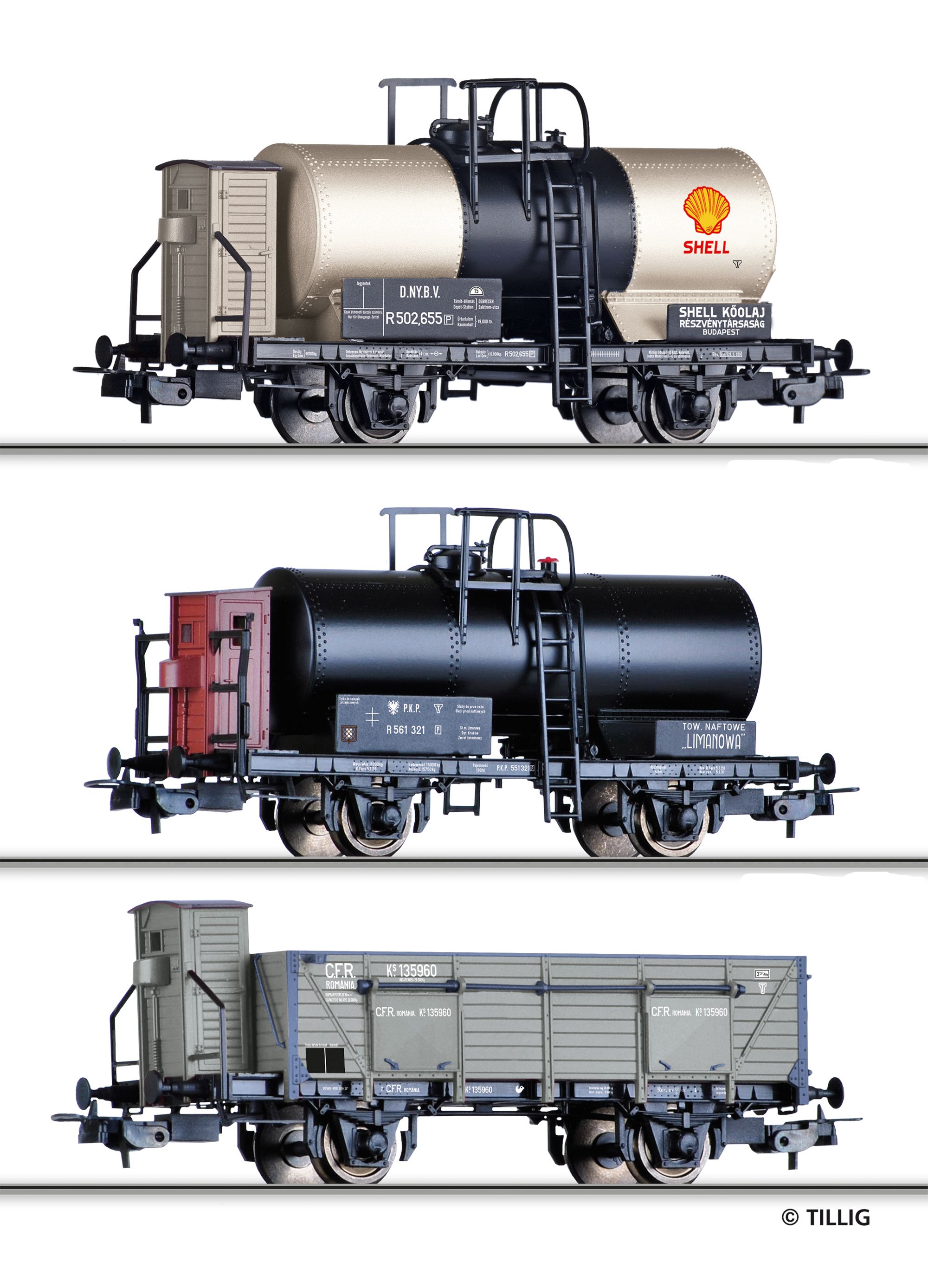 70051 Tillig - G�terwagenset, Ep.II - Spur H0