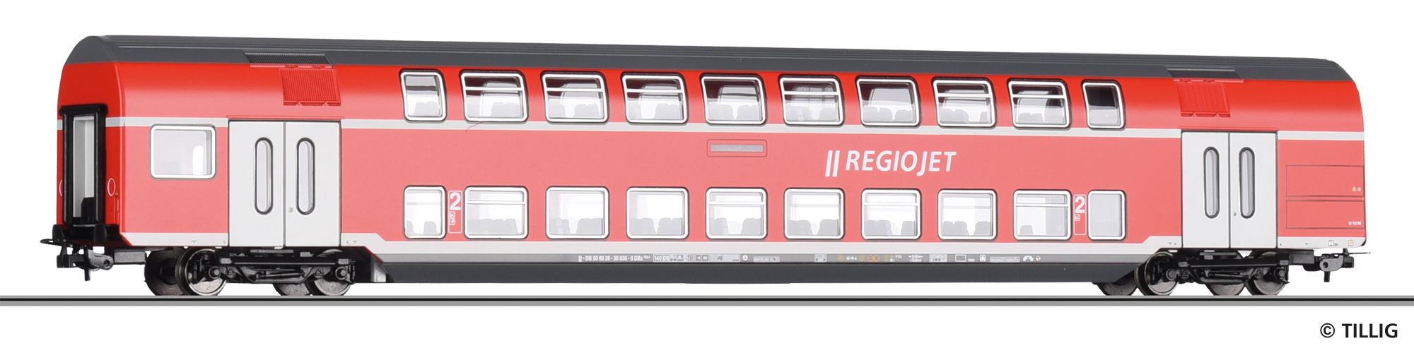 73820 Tillig - DBz 750, RegioJet, Ep.VI - Spur H0
