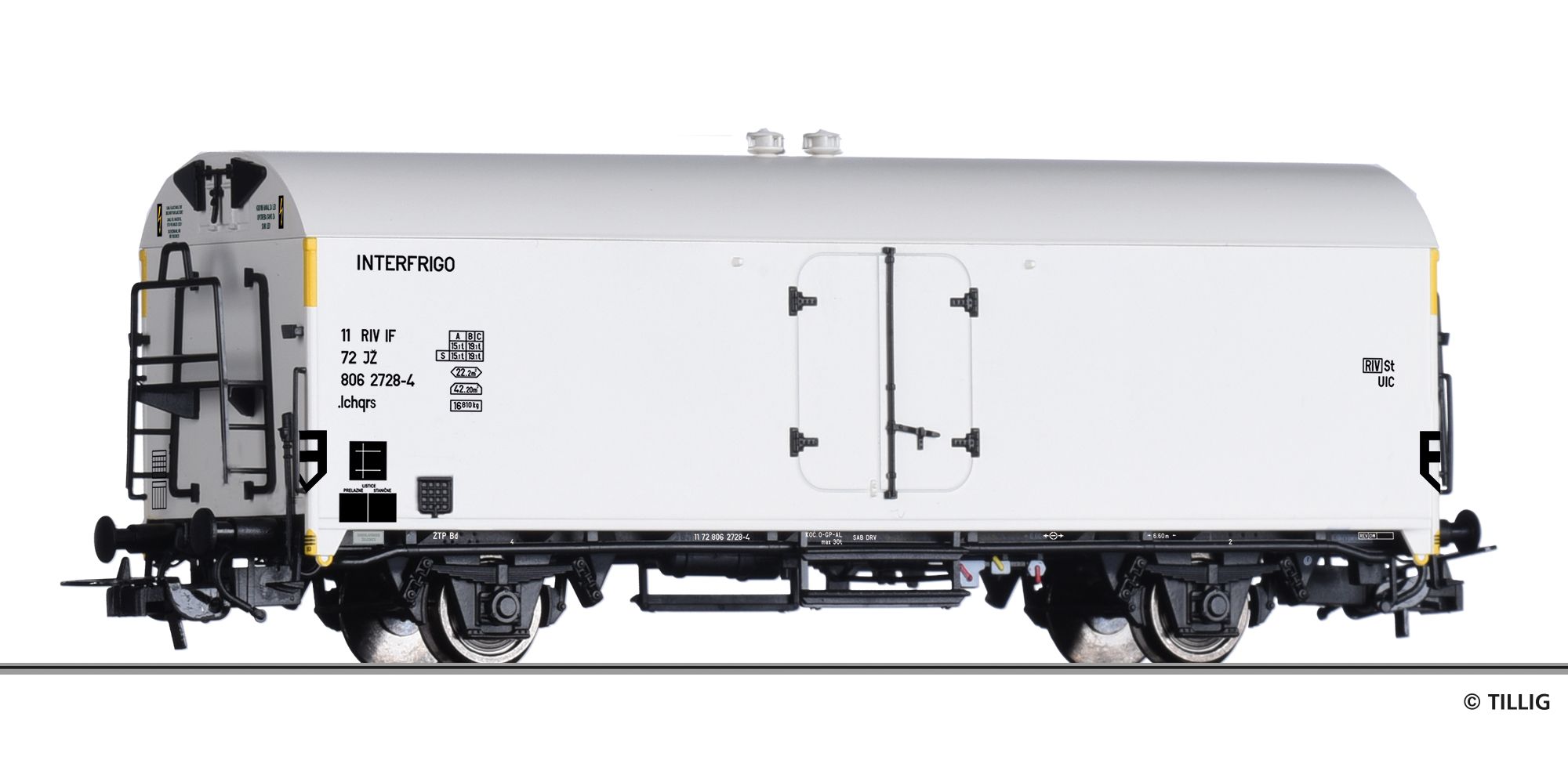 77061 Tillig - K�hlwagen lchqrs, JZ, Ep.IV - Spur H0