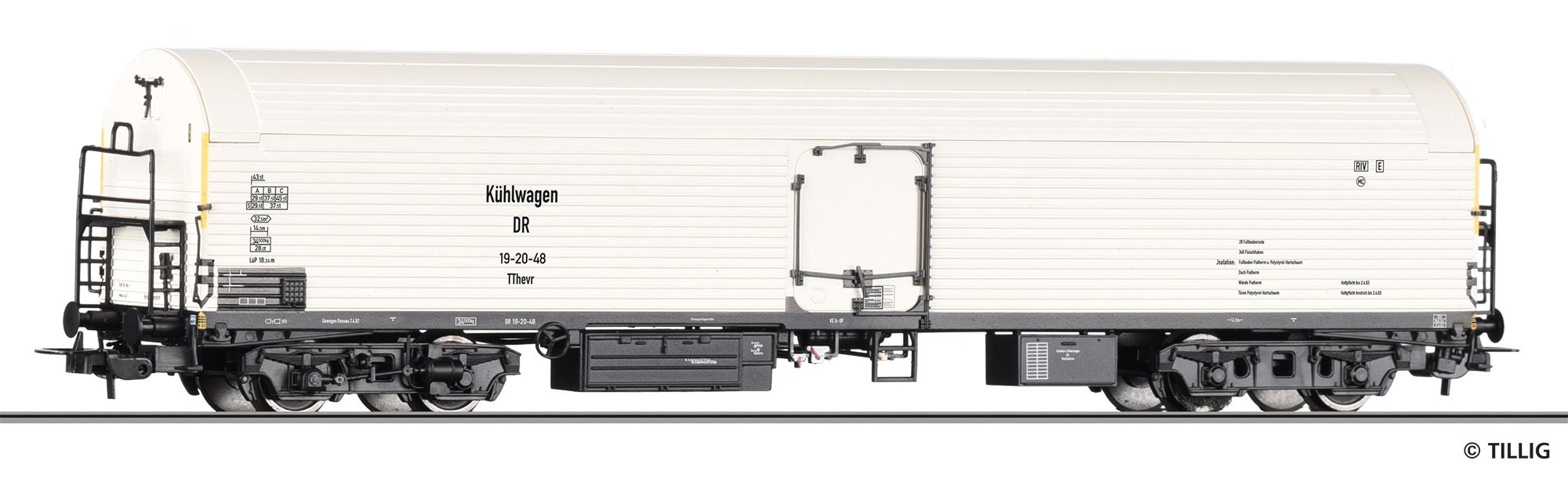 77092 Tillig - Eisk�hlwagen, DR, Ep.III - Spur H0