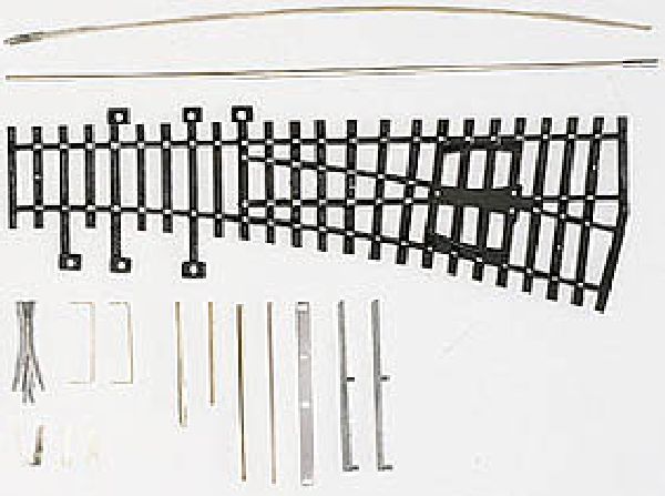 82431 Tillig - Bausatz einfache Weiche rechts 15� - Spur H0
