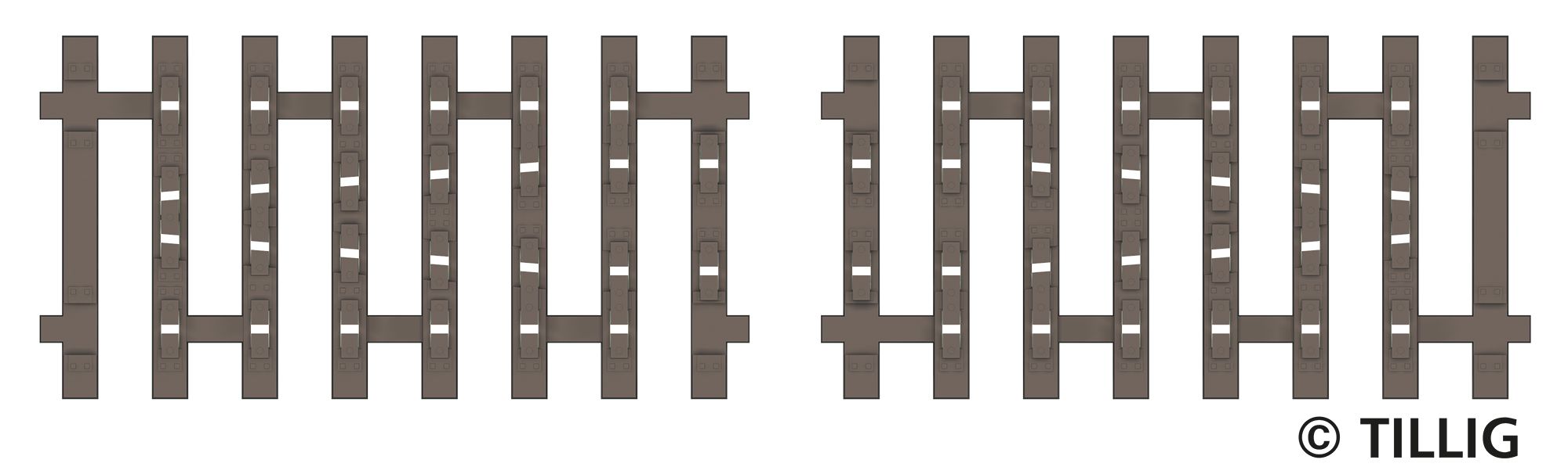 83191 Tillig - Flexband-Zwangsgl. (beidseiti - Spur TT