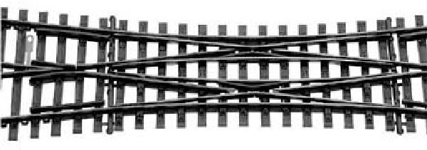 85390 Tillig - Doppelkreuzungsweiche 15�, L�nge 228 mm - Spur H0