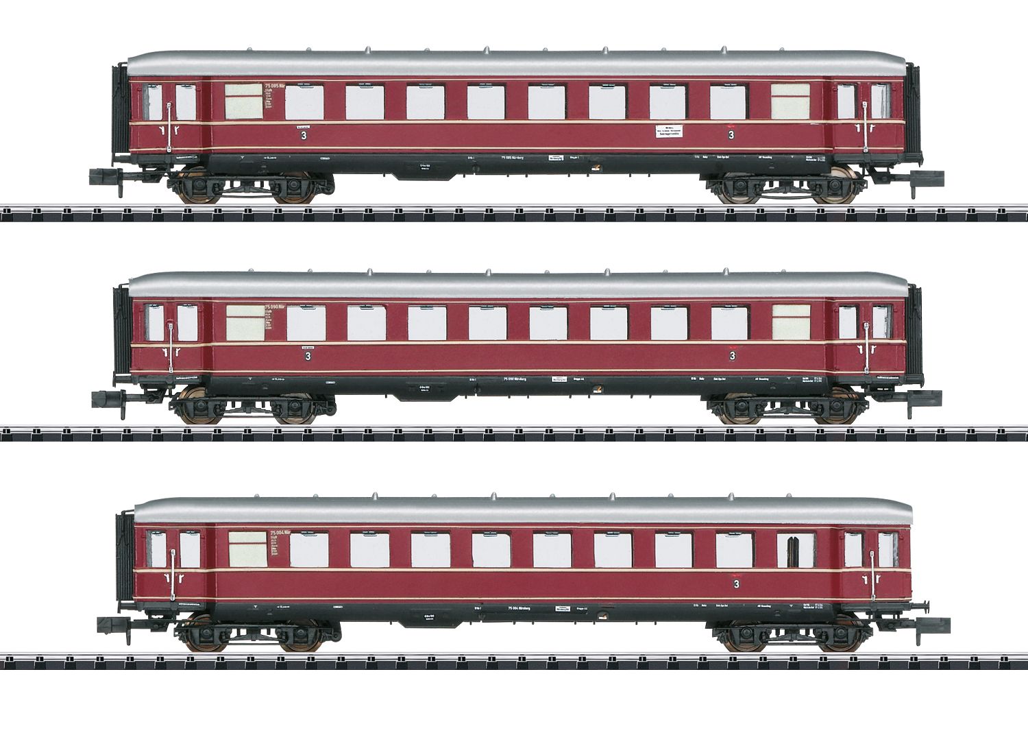 15405 Trix - Pers.wg.-Set Nahverkehrszug - Spur N