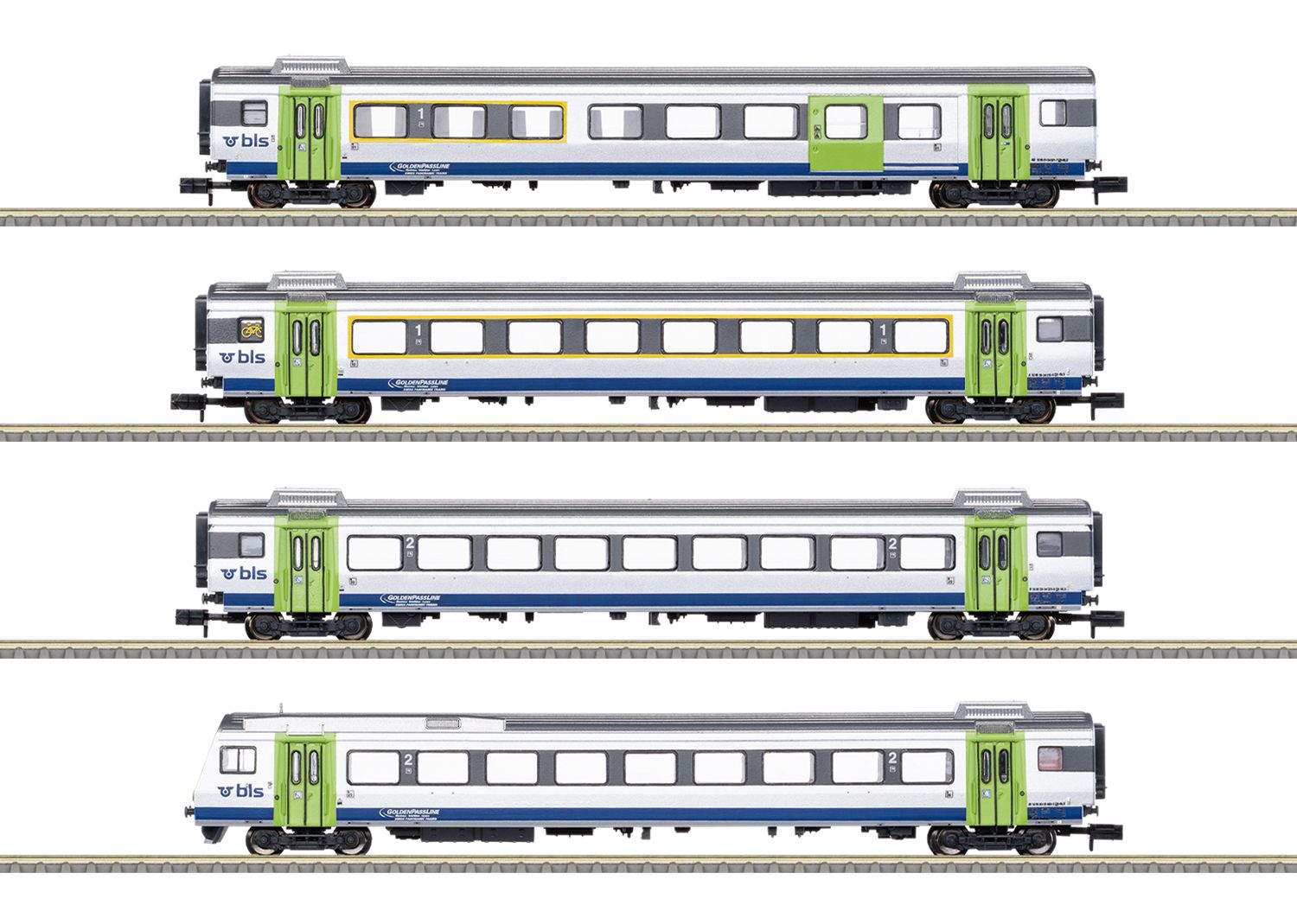 18293 Trix - Wagen-Set GoldenPassLine BLS - Spur N