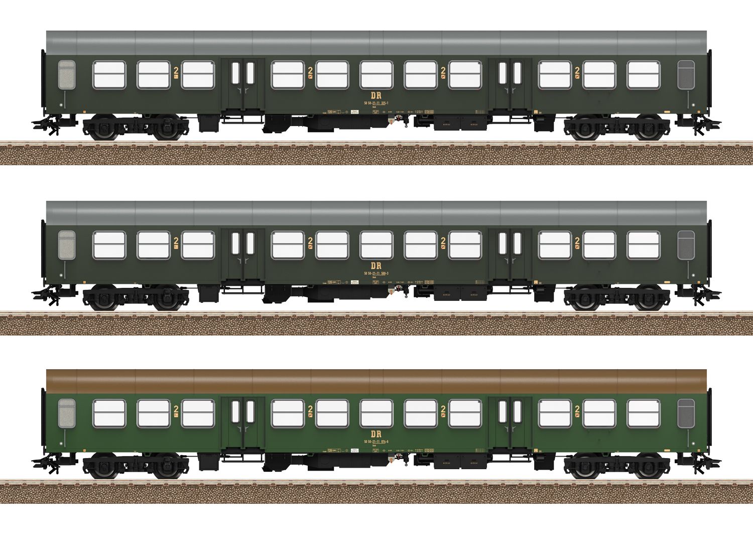 23180 Trix - Personenwagen-Set DR - Spur H0
