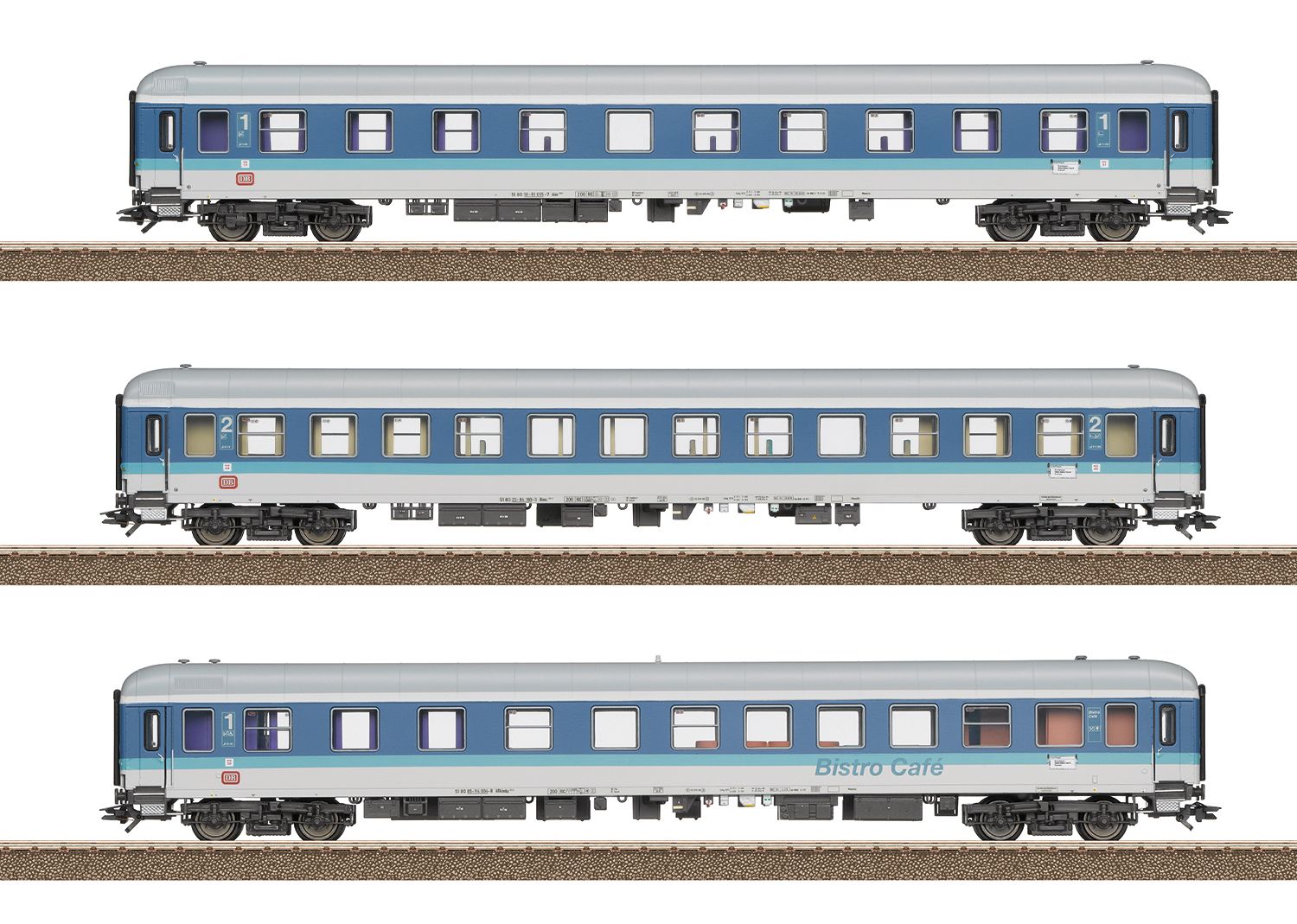 23200 Trix - Personenwagen-Set InterRegio 3-tlg. - Spur H0