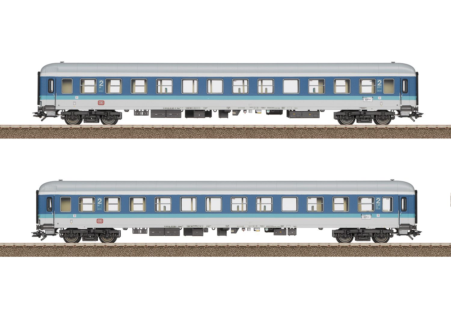 23201 Trix - Personenwagen-Set InterRegio 2-tlg. - Spur H0