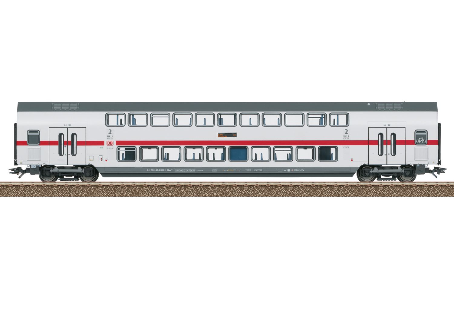 23257 Trix - IC 2 Doppelstockw.2.Kl.DB AG - Spur H0