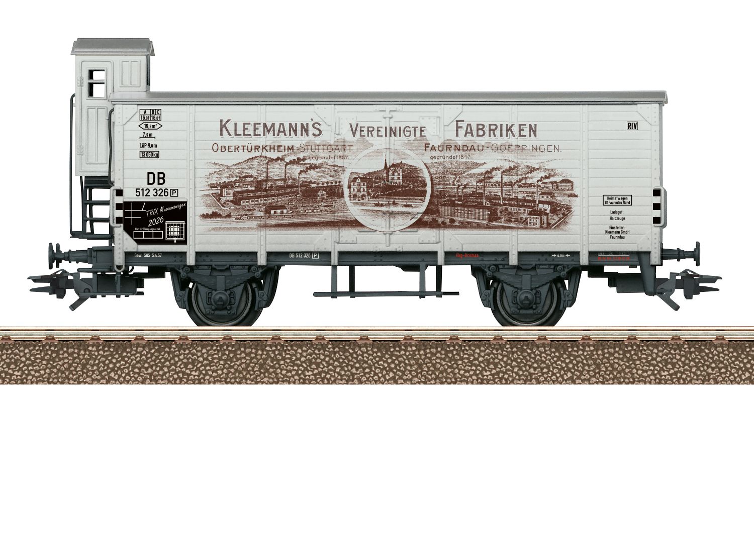 24726 Trix - Trix Museumswagen H0 2026 Kleemann - Spur H0