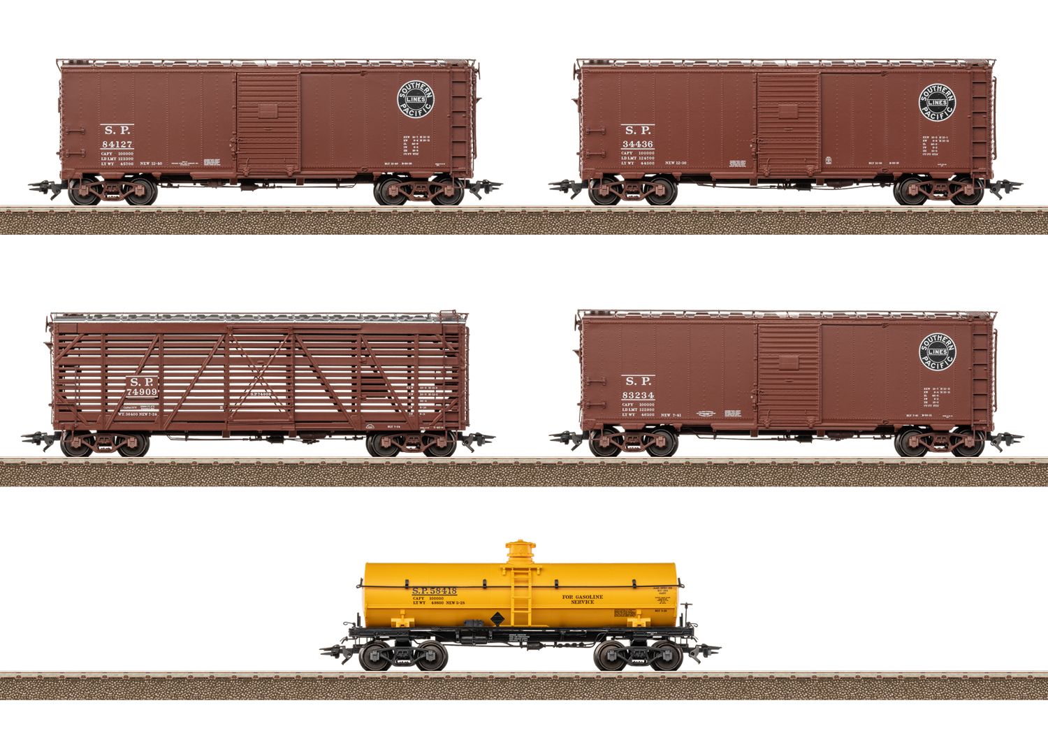 24915 Trix - US G�terwagenset SP Southern Pacific 5-tlg. LIM. - Spur H0