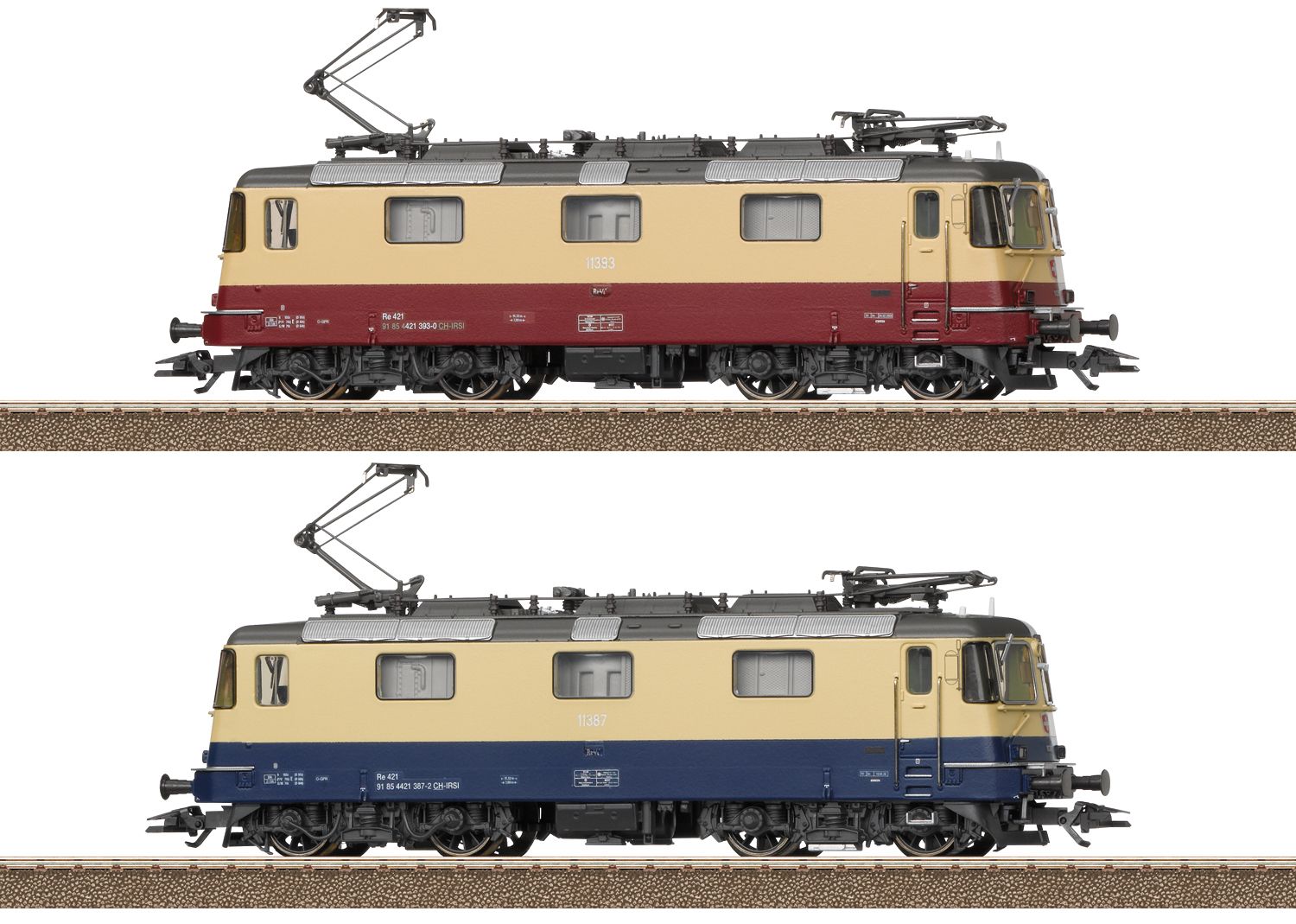 25100 Trix - Doppelpack E-Lok Re 421/TEE - Spur H0