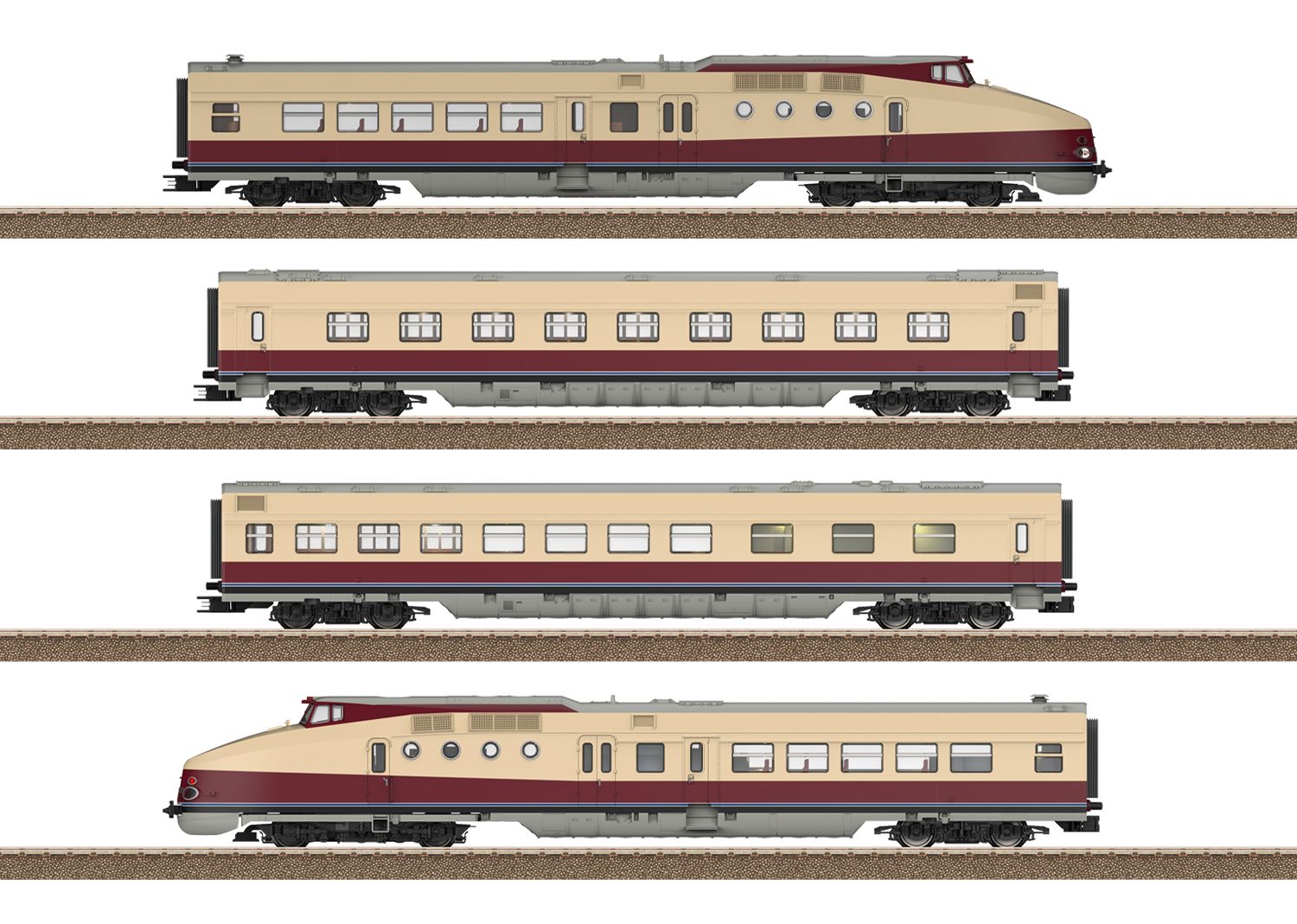 25175 Trix - Triebzug VT 18.16 DR/DDR Ep VI  mfx/DCC Sound - Spur H0