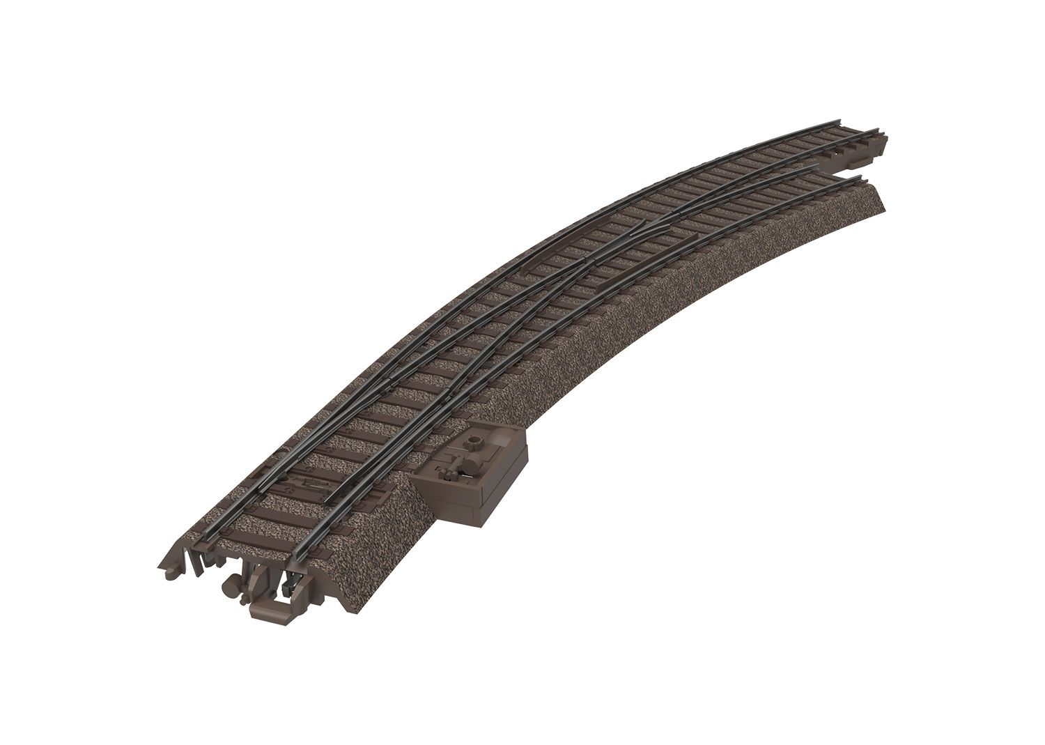 62772 Trix - C-Gleis Bogenweiche rechts, schlank - Spur H0
