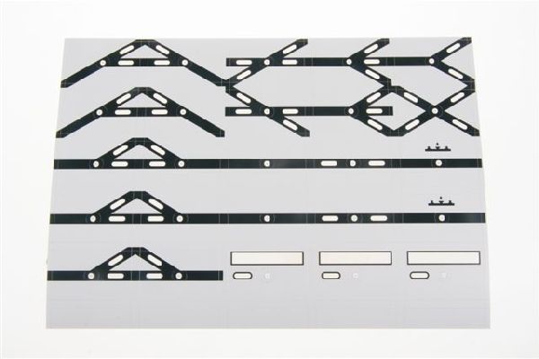 69091 Uhlenbrock - Track-Control Folie Weichen-Symbole - allgemein
