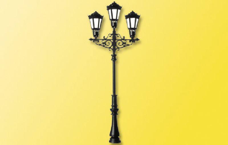 6398 Viessmann - H0 Gaslaterne dreifl. LED - Spur H0