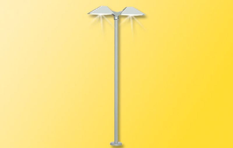 6484 Viessmann - N Mod.Bahnsteigl.dop.LED wei� - Spur N