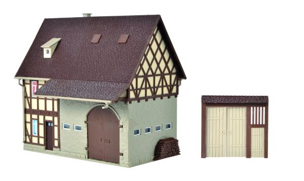43731 Vollmer - H0 Bauernhaus mit Scheune und - Spur H0