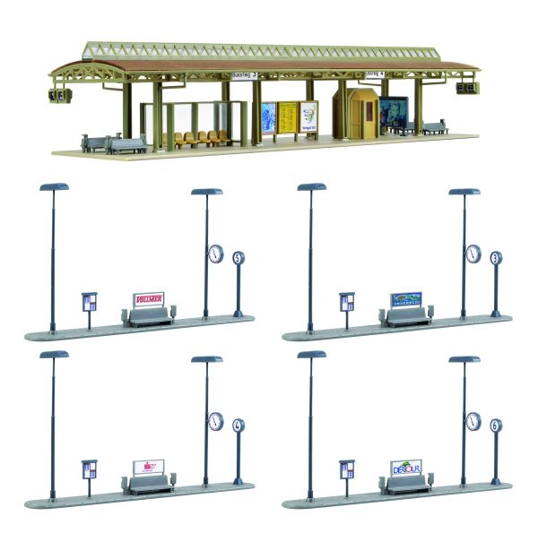 45149 Vollmer - H0 Busstation, �berdacht - Spur H0