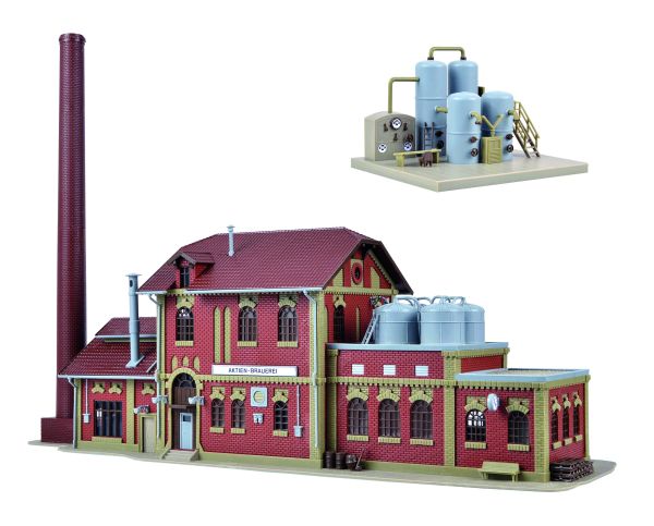 45609 Vollmer - H0 Brauerei mit Inneneinricht - Spur H0