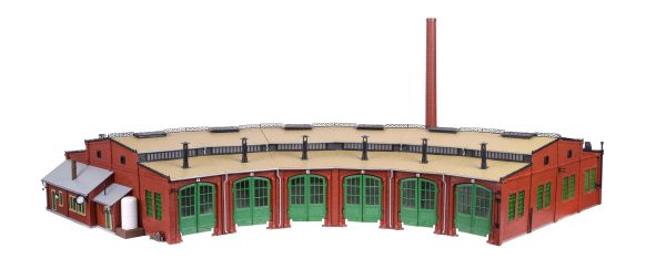 45758 Vollmer - H0 Ringlokschuppen sechsst�nd - Spur H0