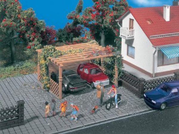 5128 Vollmer - H0-CARPORT 2-ST�NDIG - Spur H0