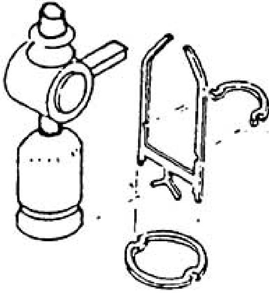 2003 Weinert - Propangasflaschenhalterung - Spur H0