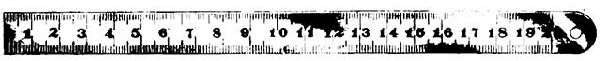 2352 Weinert - Stahllineal, 200 mm - -