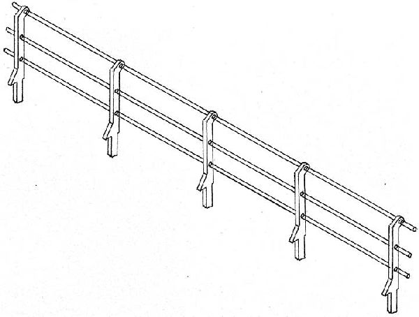 3253 Weinert - Stangengel.f.Ufermauern40St.H - Spur H0