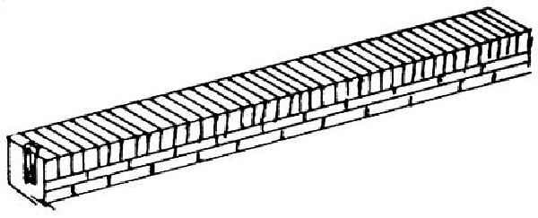 3352 Weinert - Steinsockel f.Zaun 3347   24S - Spur H0