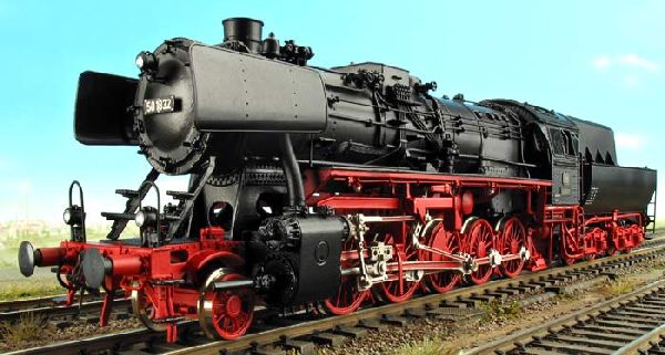 DB Dampflok BR 50 ÜK Wannentender Komplettbausatz RP25-Räder